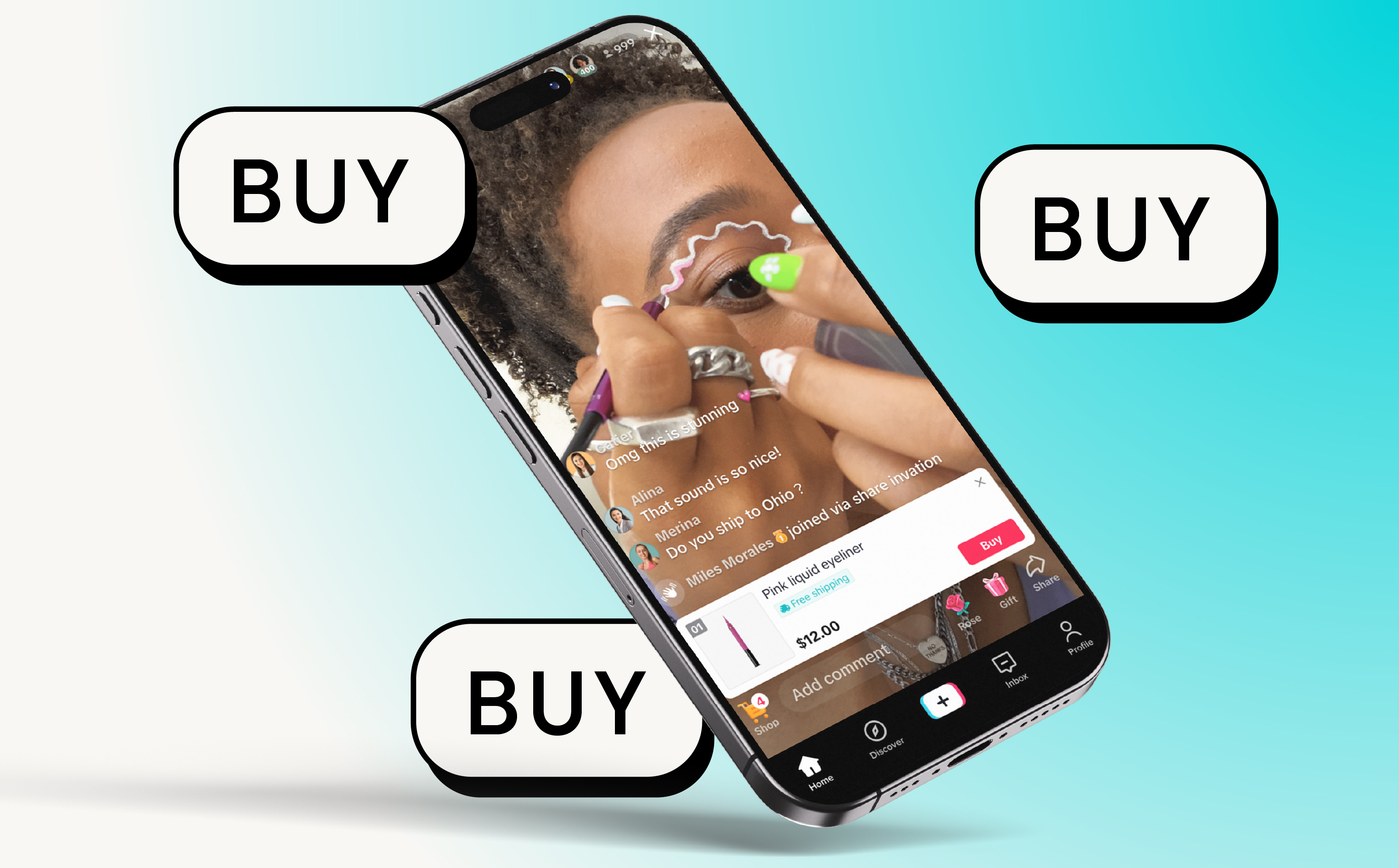 Turn scrolls into sales