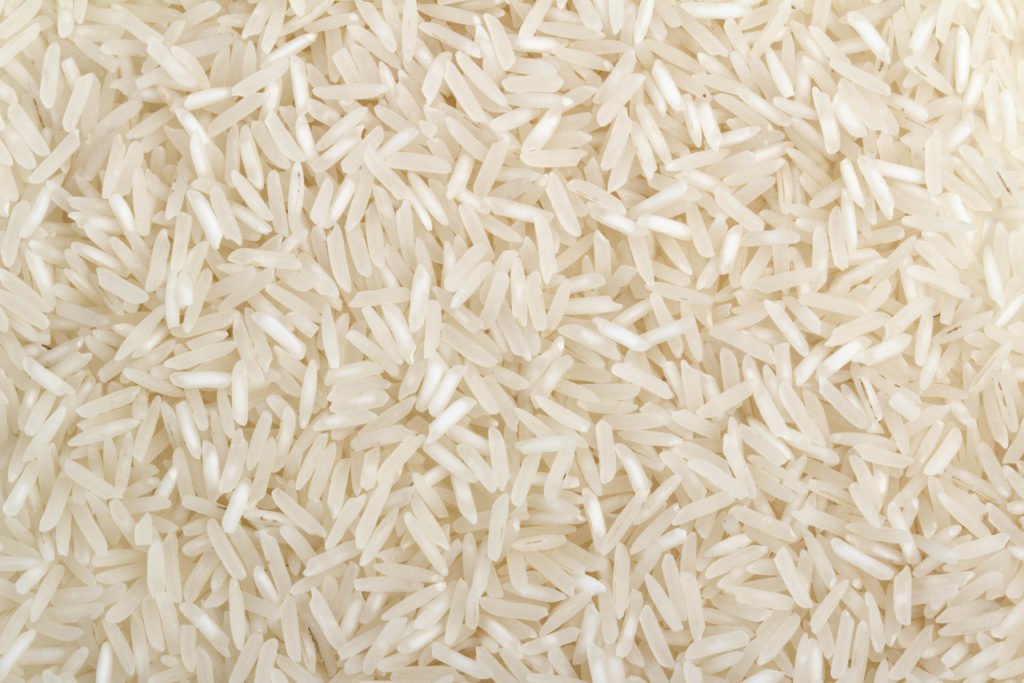 There's rice all over the place
